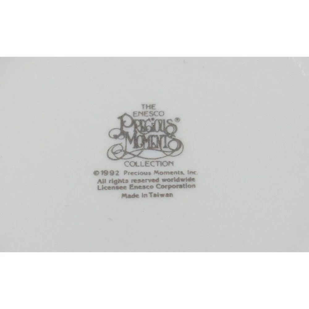 Vintage Precious Moments Sharing The Gift Of Friendship Mini Pitcher Plate Box